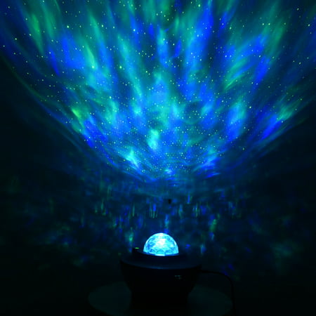 LED Starry Star Night Light Laser Projector 3D Ocean Wave Party Speaker Lamp NEW
